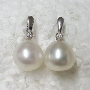 pendientes con perlas